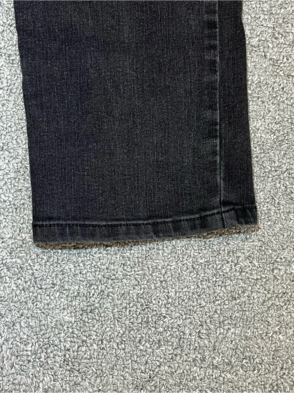 Bandolino Mandie Denim Jeans Womens Size 12 Petite Small Black